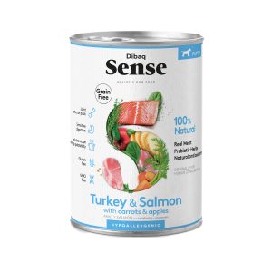 Dibaq Sense Perro Puppy Salmón y Pavo 380 gr