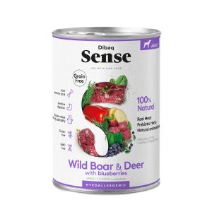 Dibaq Sense Perro Ad. Javalí y Ciervo 380 gr