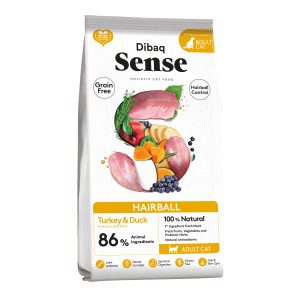 Dibaq Sense Gato Hairball Pavo y Pato 1,5 kg