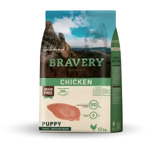 Bravery Perro Medium Puppy Pollo