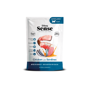 Dibaq Sense Gato Sobre 100 gr Pollo con Sardinas