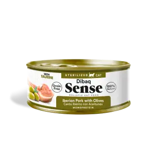Dibaq Sense Gato Lata 70 gr Ster. Cerdo Ibérico